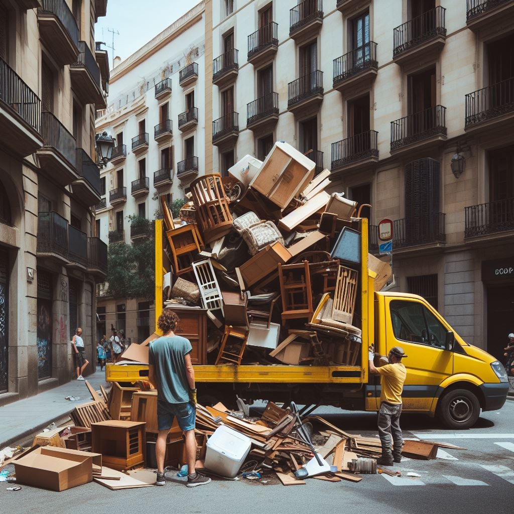 Coordinación de vaciado y mudanza en Santa Coloma de Cervelló 08690